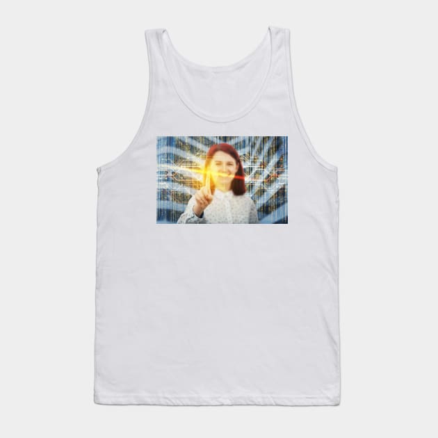 Fingerprint Tank Top by 1STunningArt